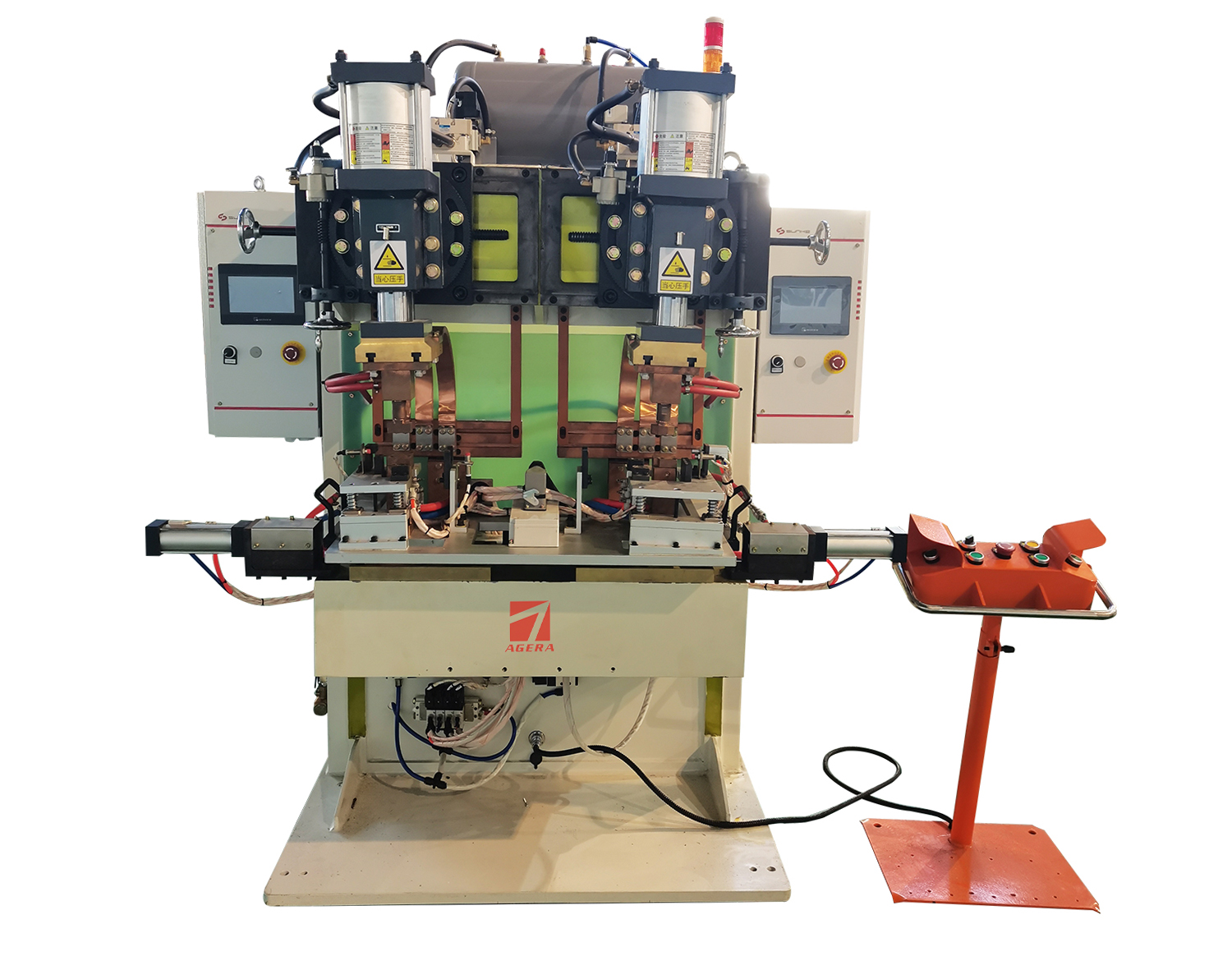 汽車(chē)玻璃導(dǎo)軌支架雙頭凸焊機(jī)